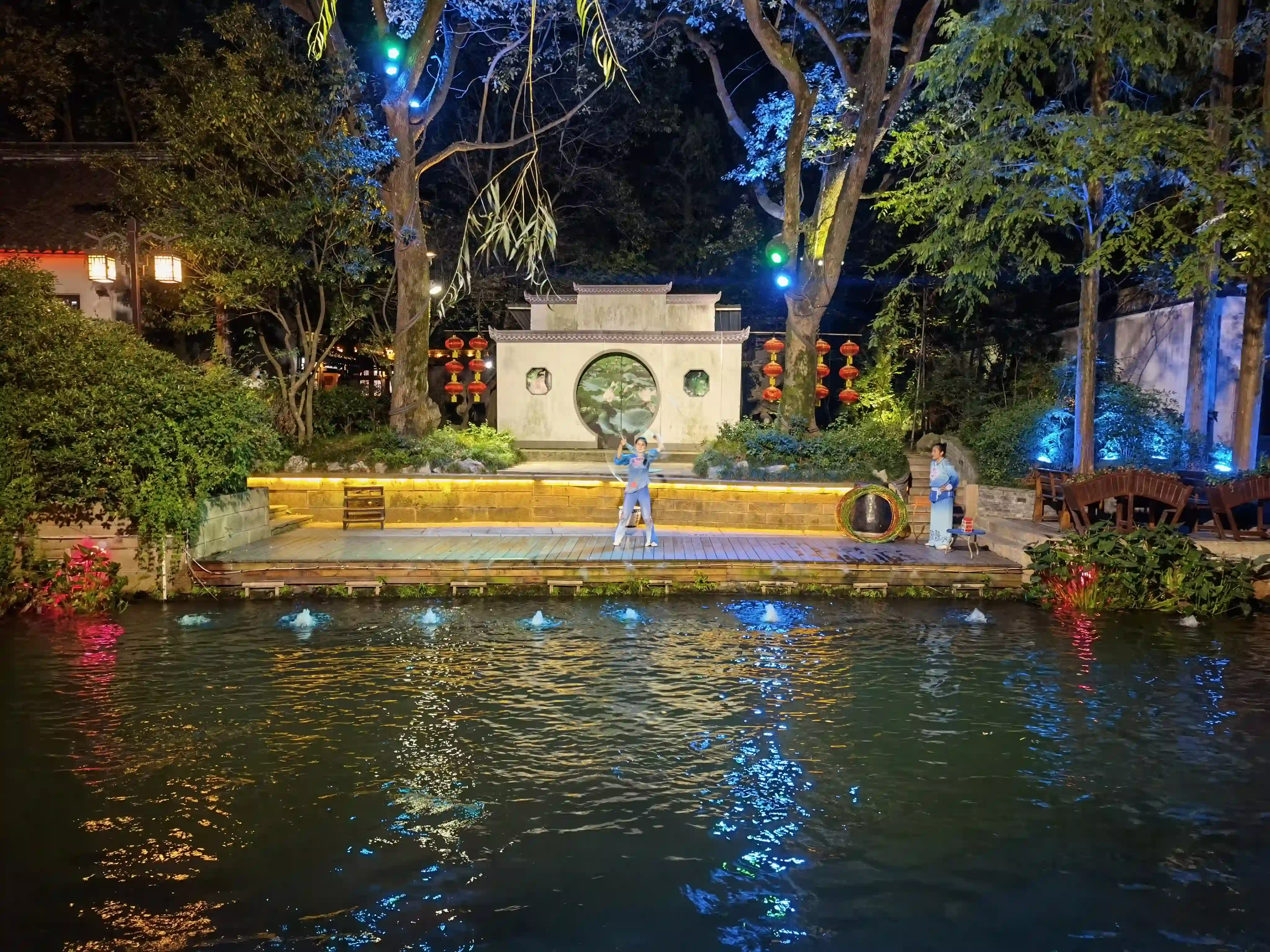南浔古镇,夜间表演 南浔古镇,夜间表演