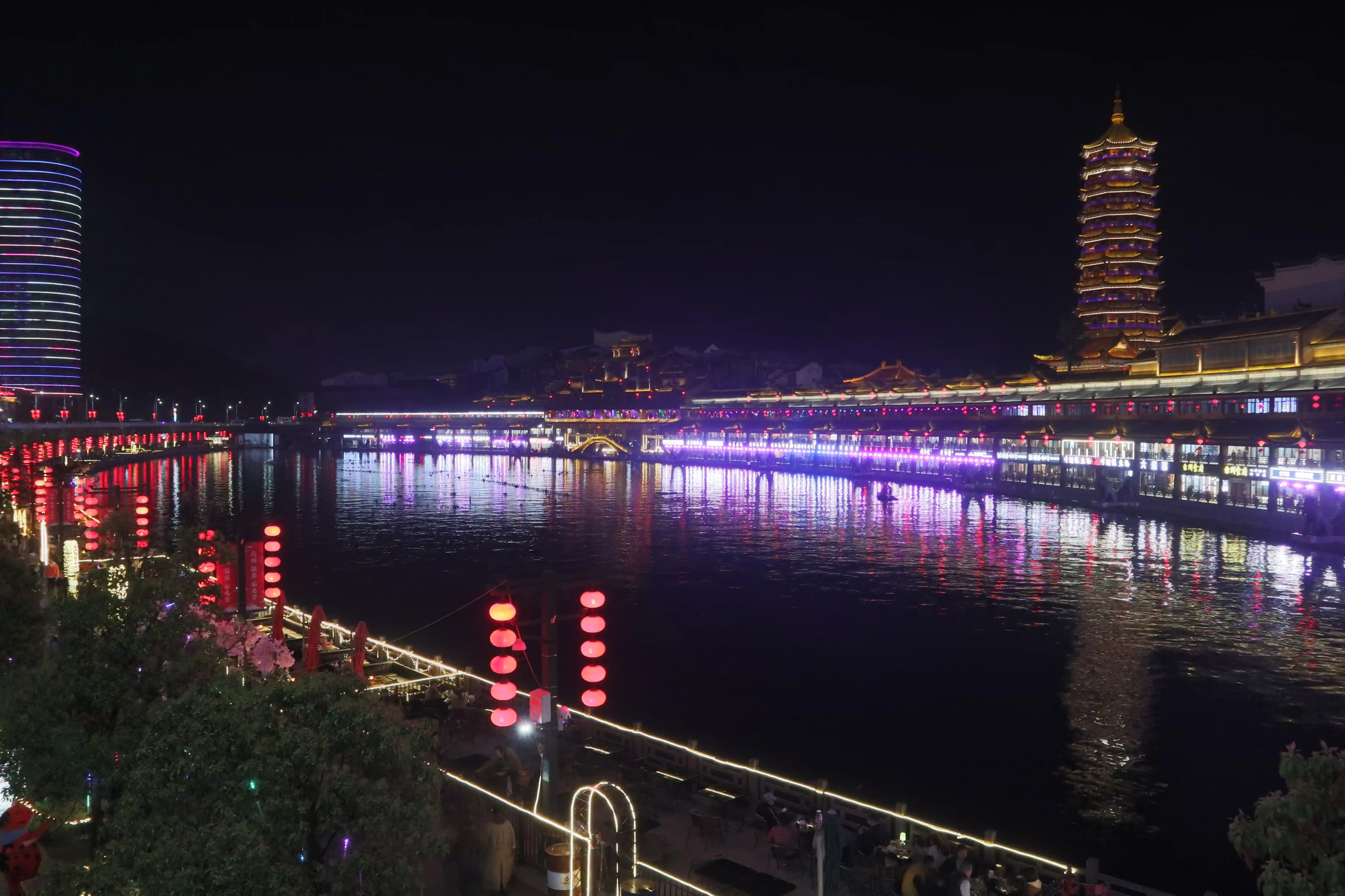 太湖古镇夜景 太湖古镇夜景