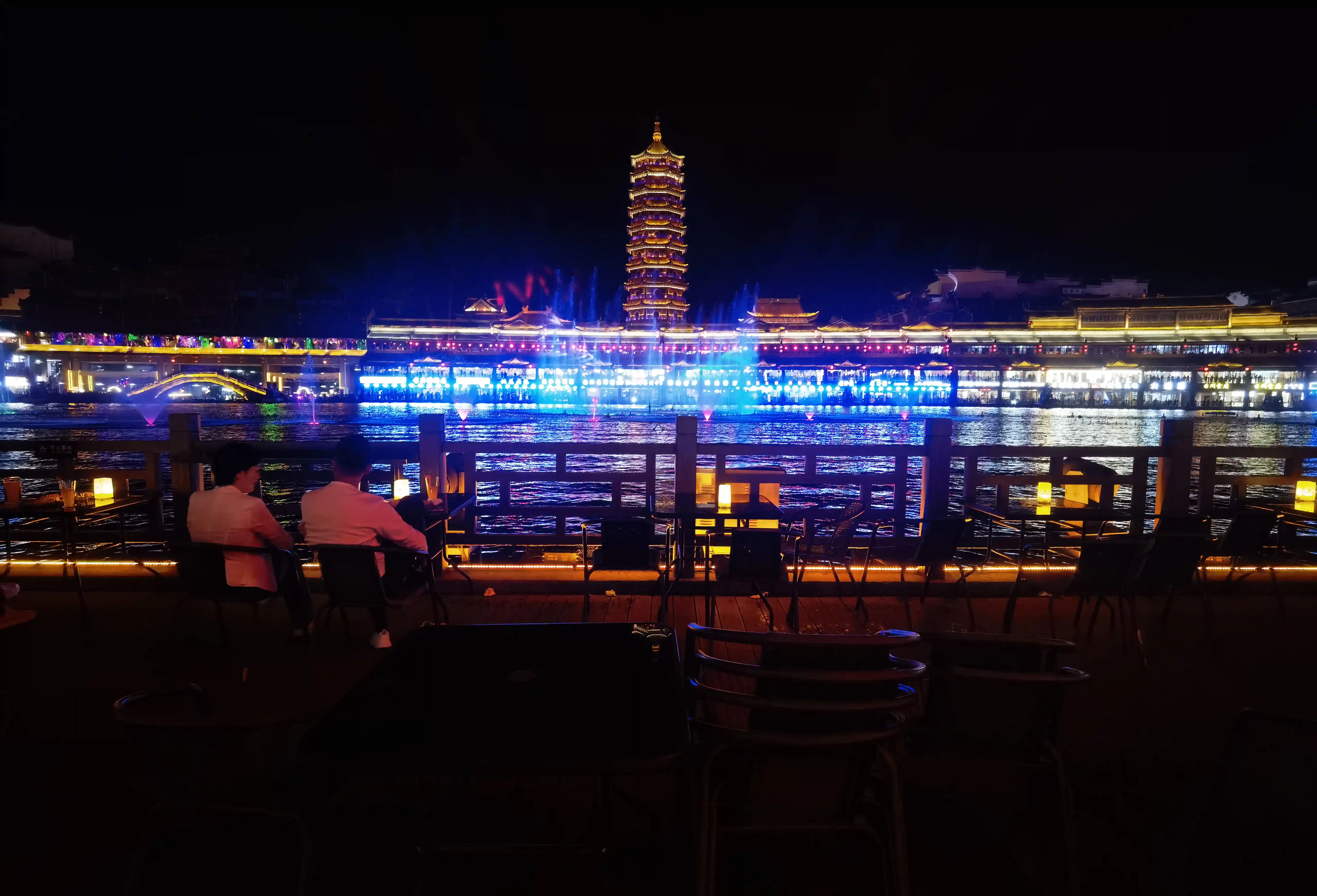 太湖古镇夜景 太湖古镇夜景