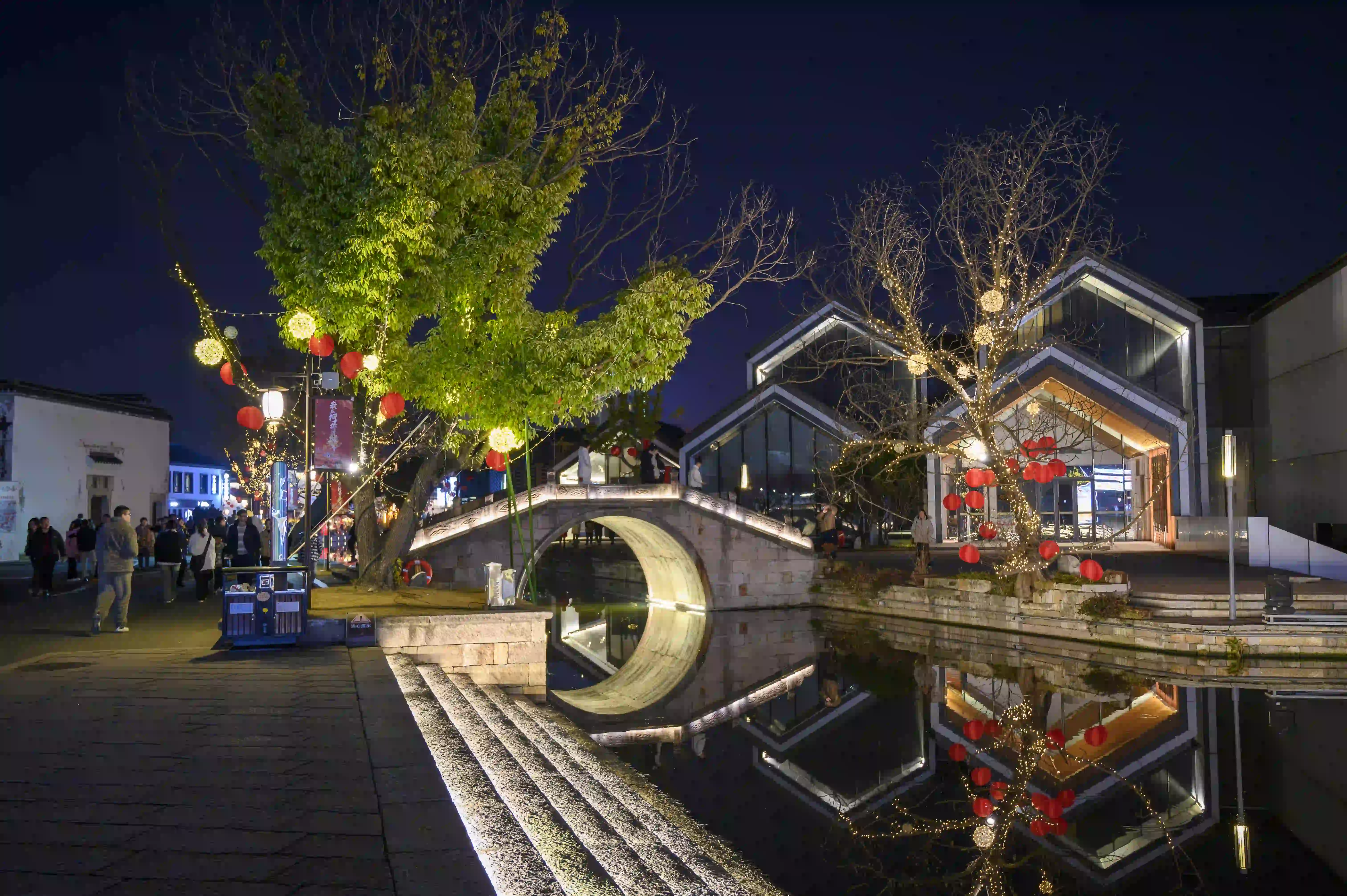 柯桥古镇夜景 柯桥古镇夜景
