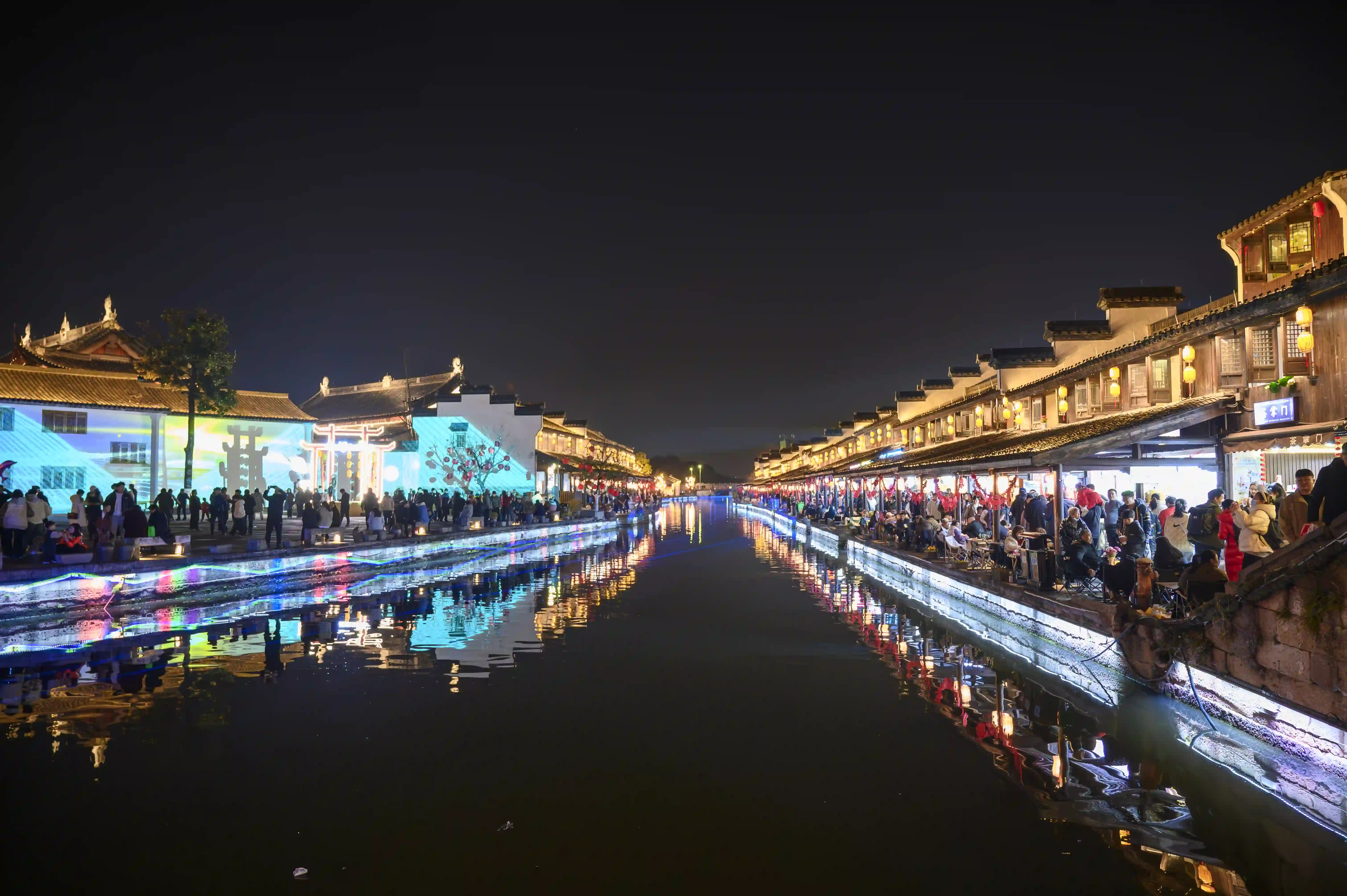 柯桥古镇夜景 柯桥古镇夜景
