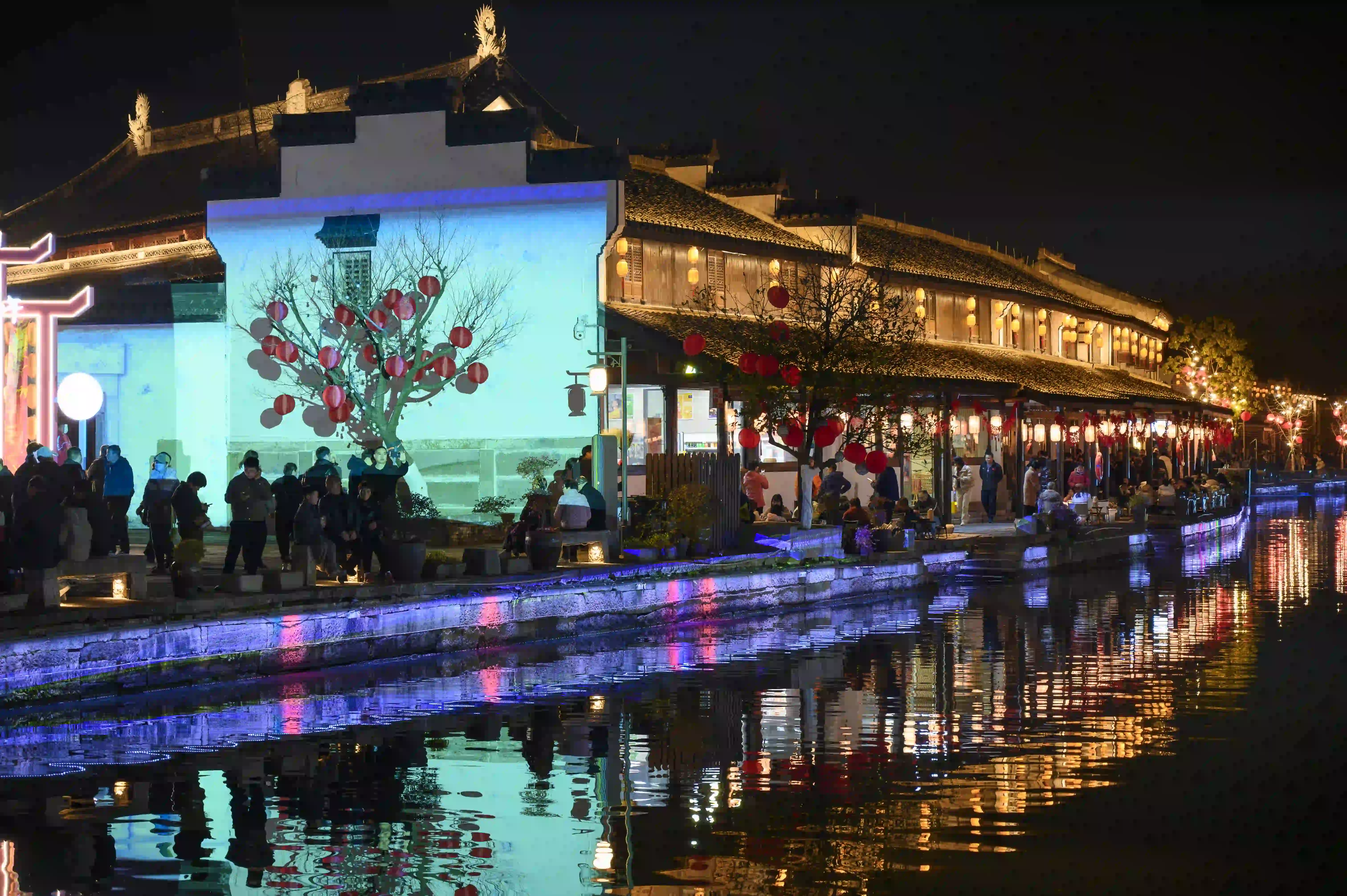 柯桥古镇夜景 柯桥古镇夜景