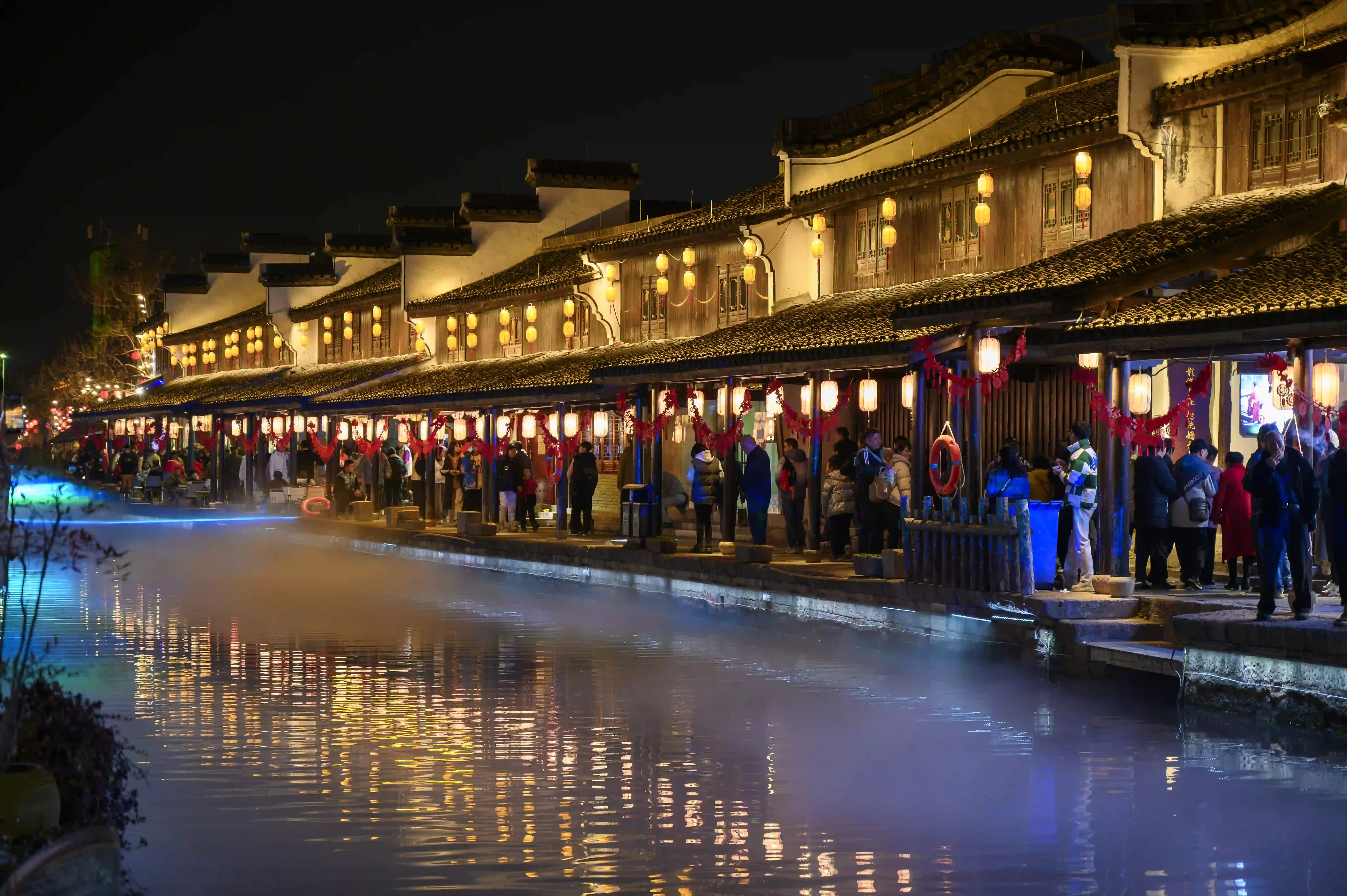 柯桥古镇夜景 柯桥古镇夜景