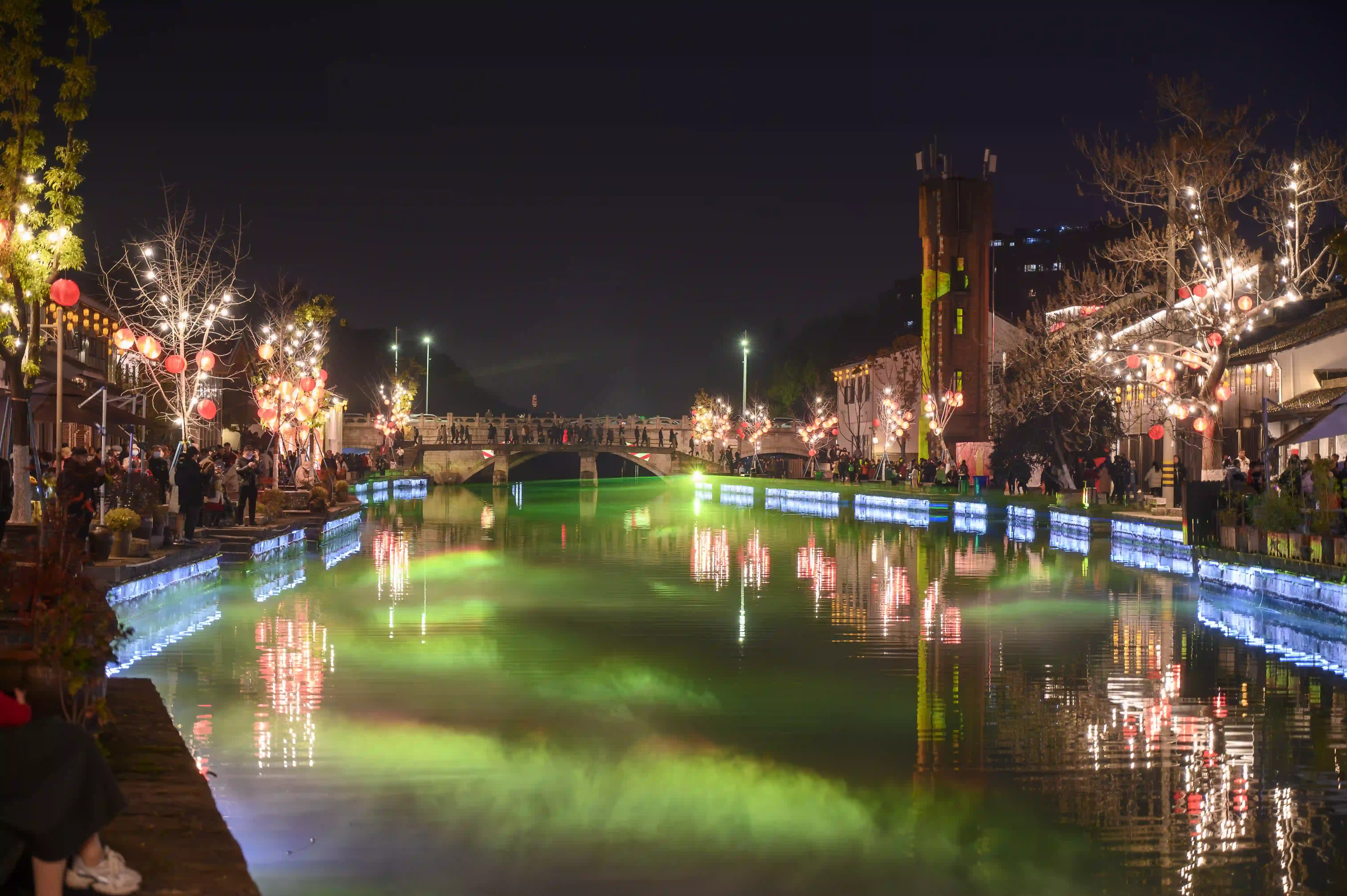 柯桥古镇夜景 柯桥古镇夜景