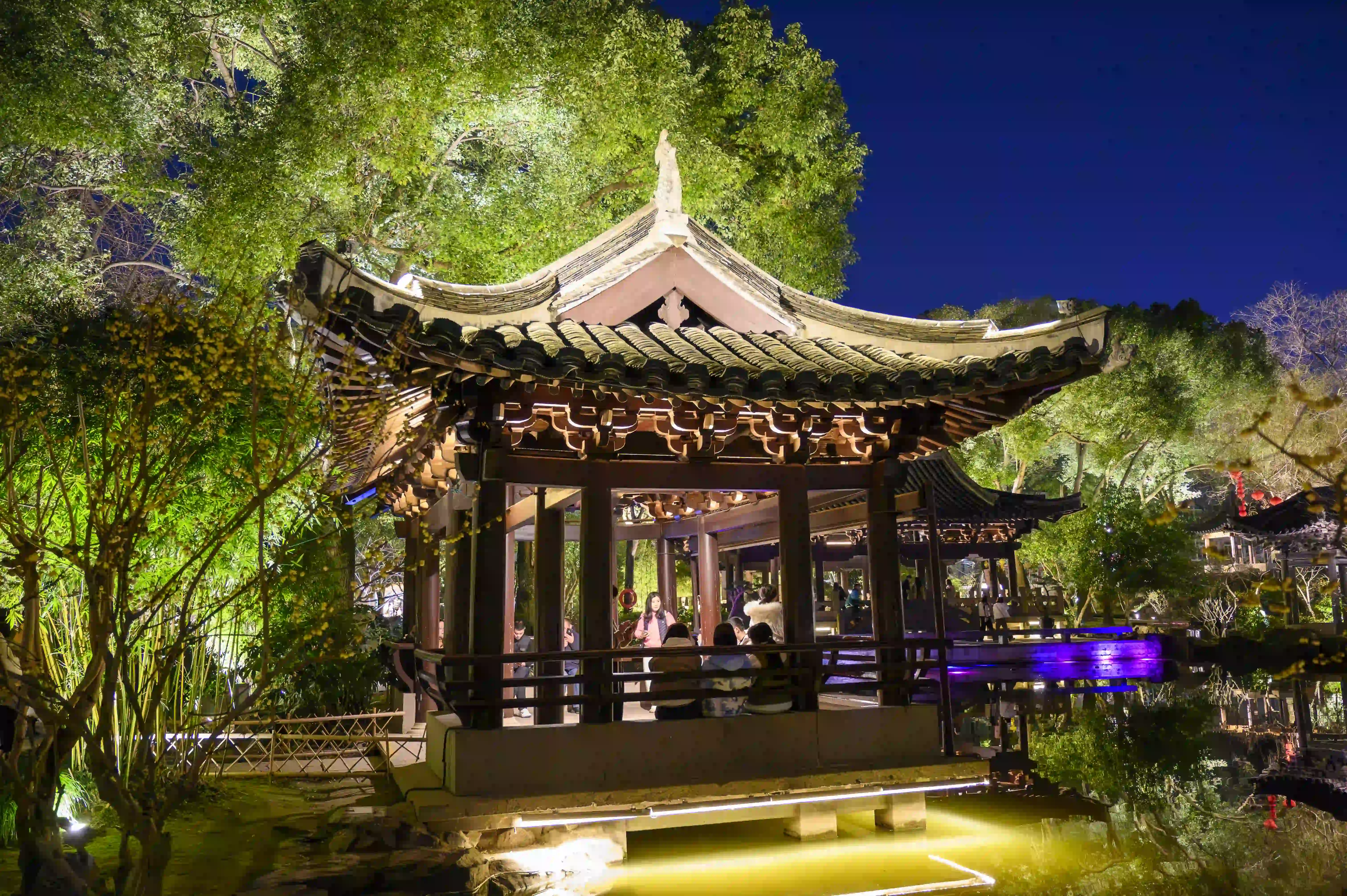 沈园夜景 沈园夜景