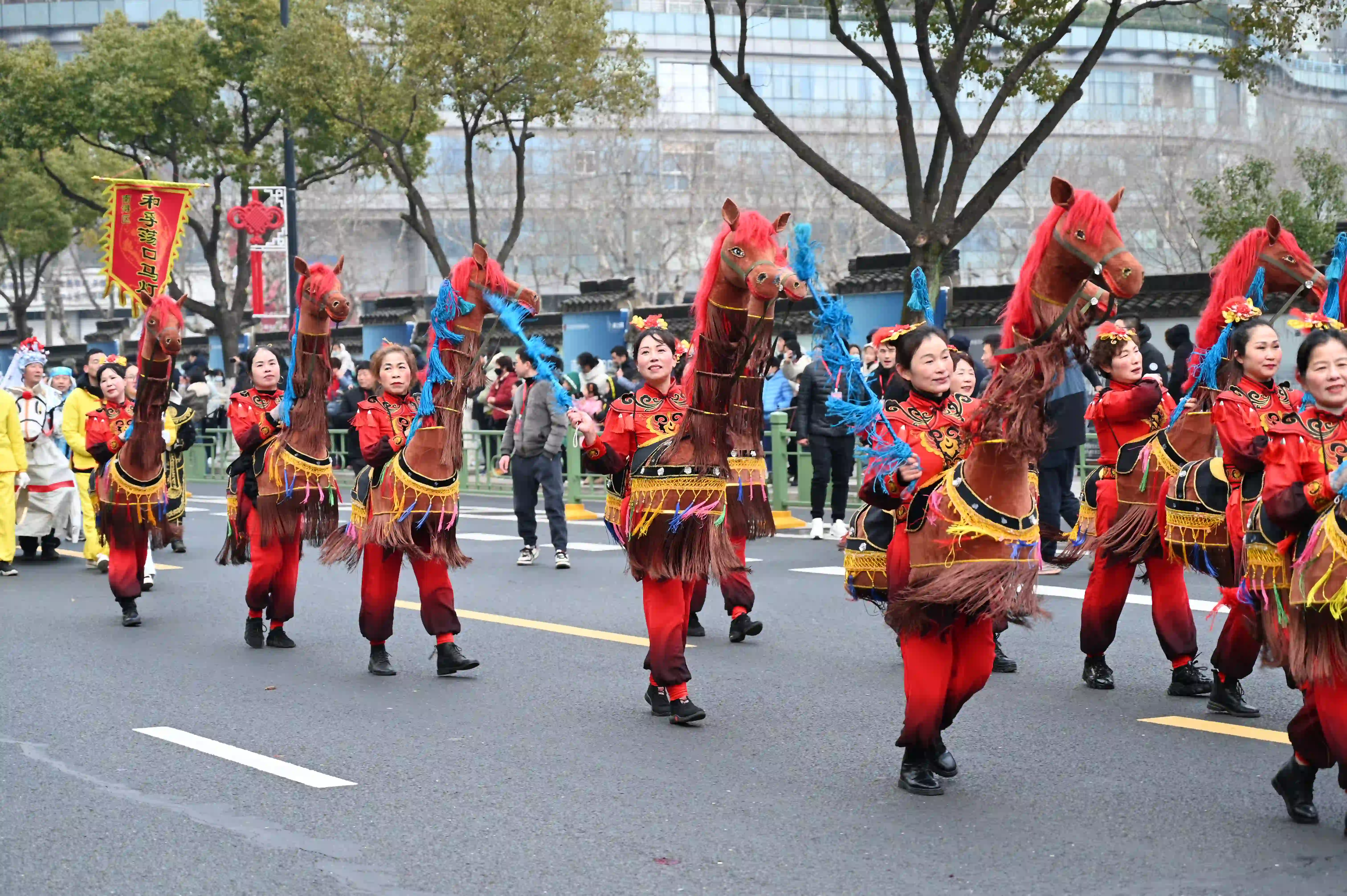 湖州踩街活动-马灯 湖州踩街活动-马灯