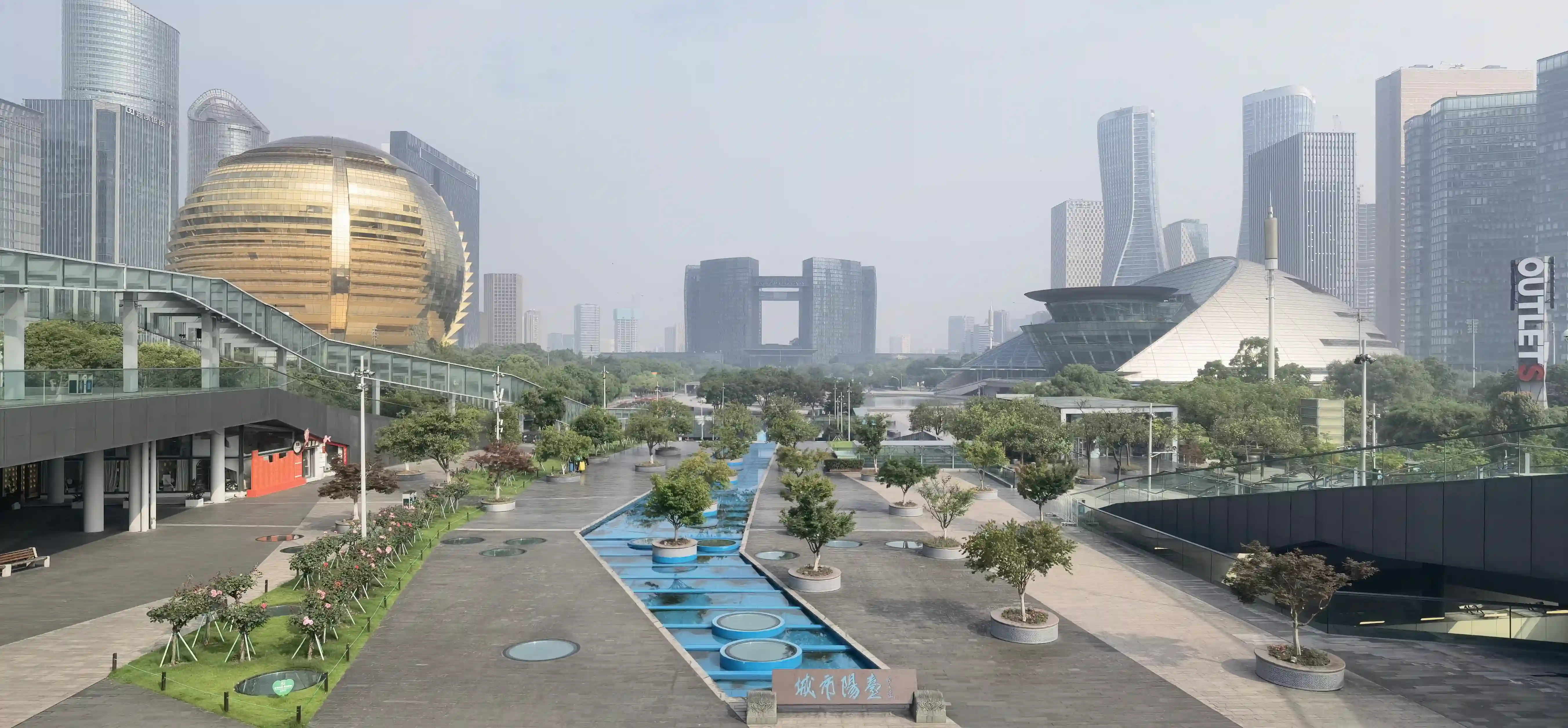 清晨的城市阳台 清晨的城市阳台
