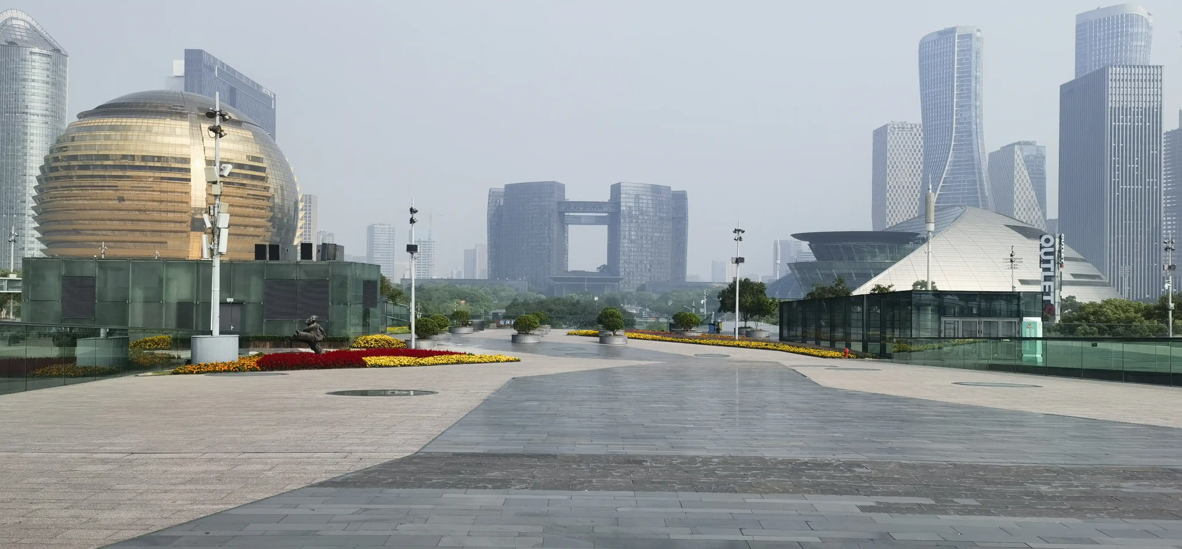 清晨的城市阳台 清晨的城市阳台