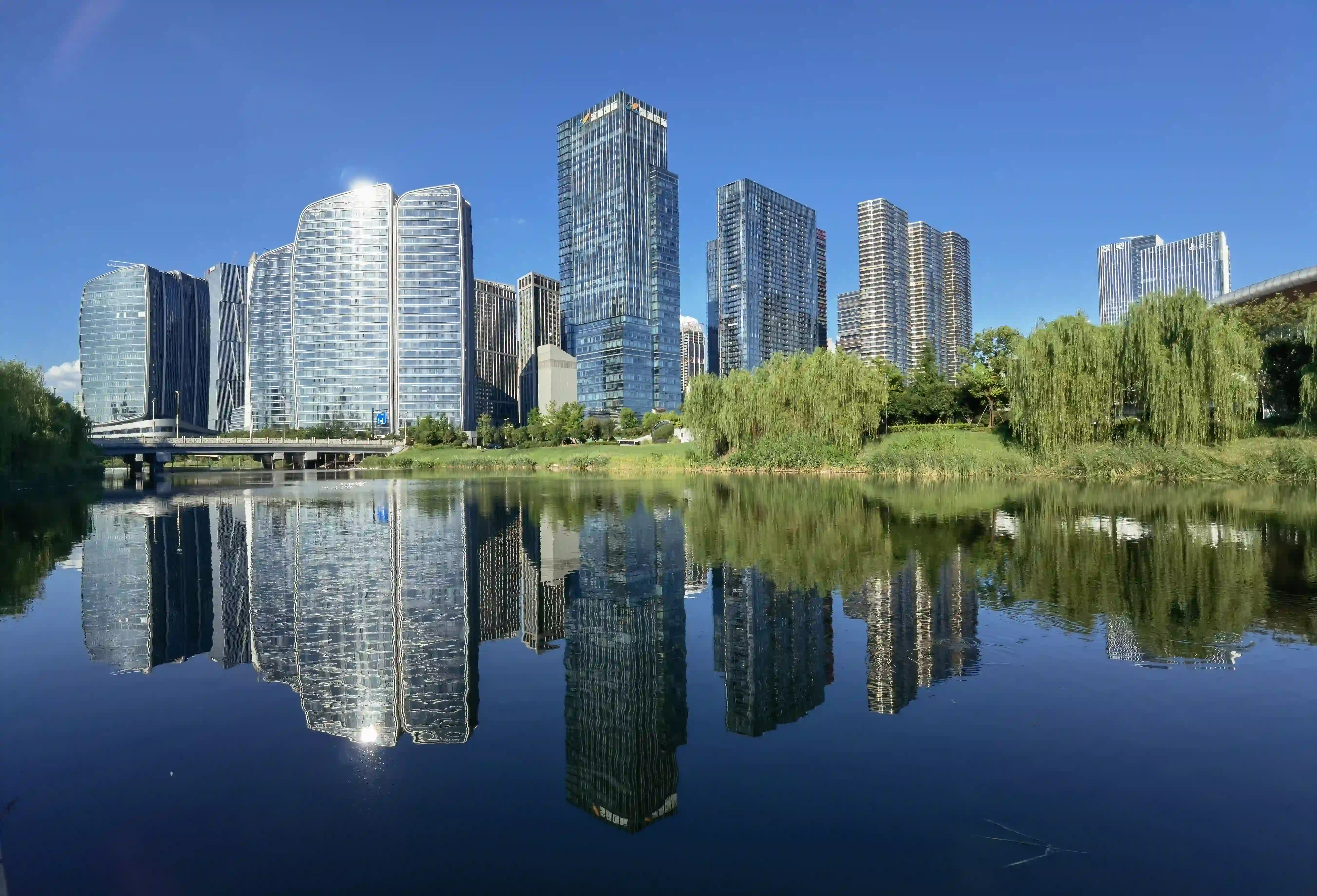 河边的景色 河边的景色